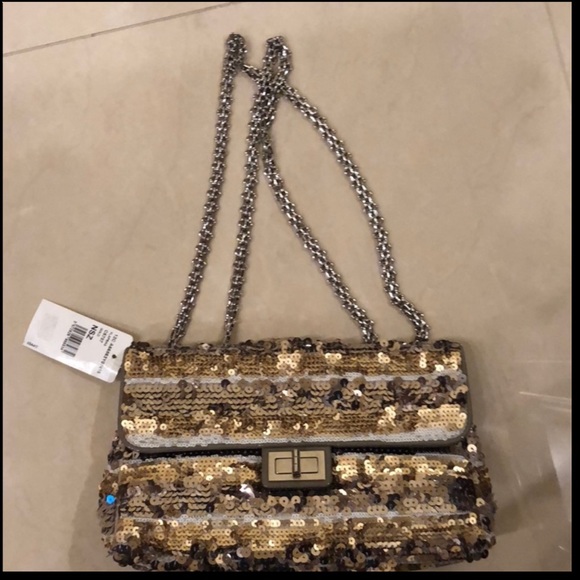 NEW Chanel Sequin Striped Medium Reissue Flap Multicolor - Picture 3 of 10